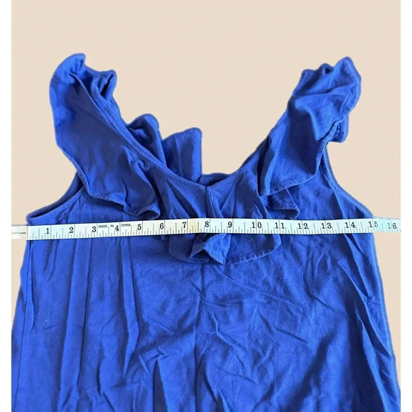Lilly Pulitzer Alessa Ruffle Top - /Blue - Picture 5 of 9